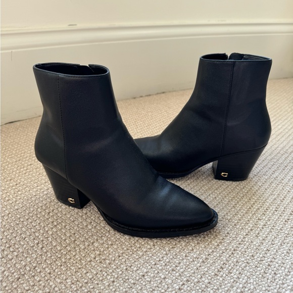 Coach Pacey Booties Black size 6 - Picture 4 of 10
